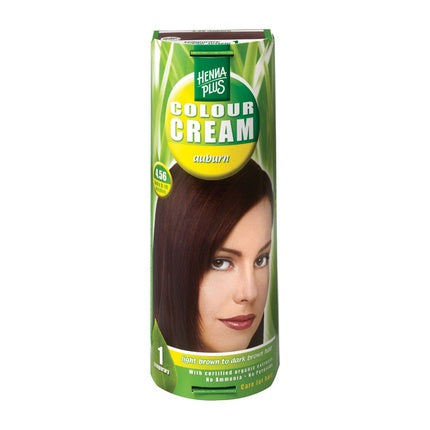 Vopsea de păr Hennaplus Colour Cream 456 Auburn, 81g