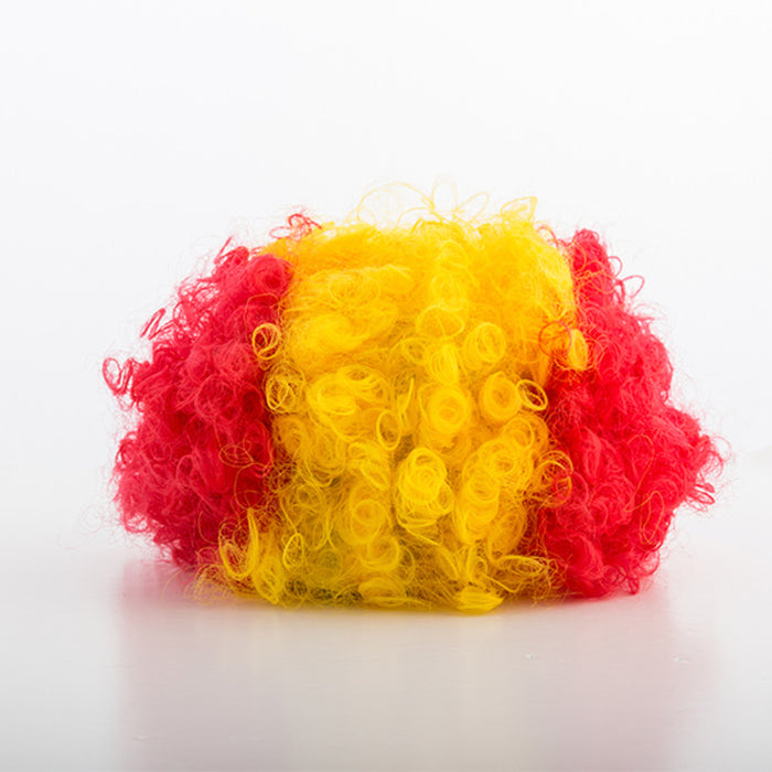Perucă Afro Steagul Spaniei