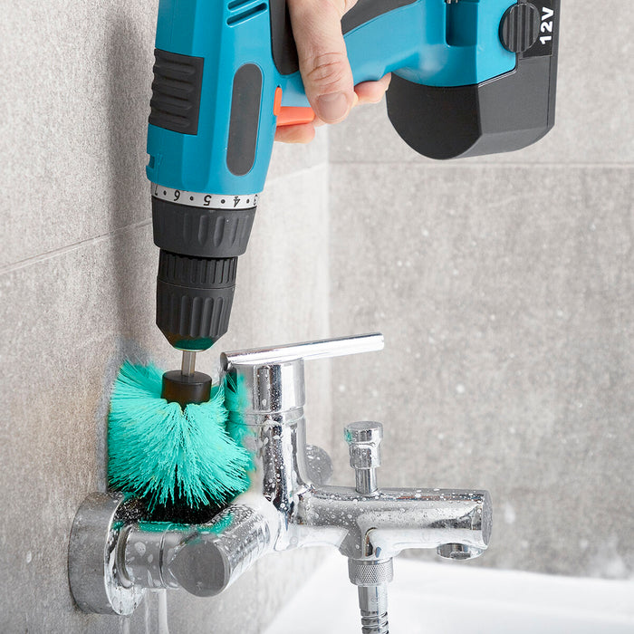 Set de perii de curățare pentru burghiu Cyclean InnovaGoods 3 Piese