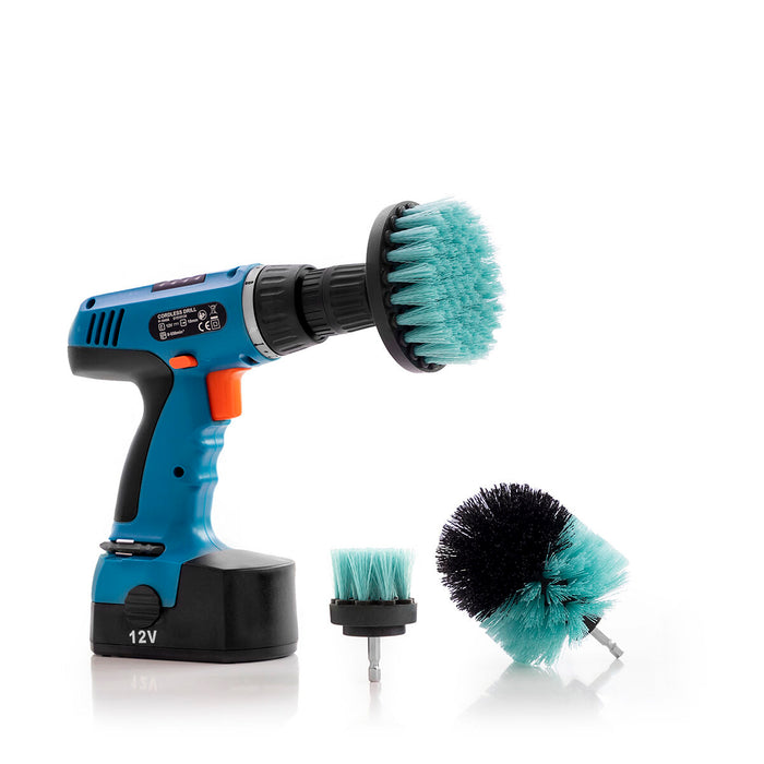 Set de perii de curățare pentru burghiu Cyclean InnovaGoods 3 Piese