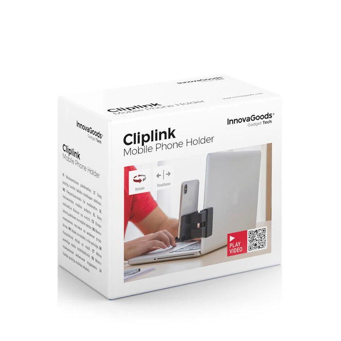 Suport cu clemă multi-poziții pentru mobil Cliplink InnovaGoods