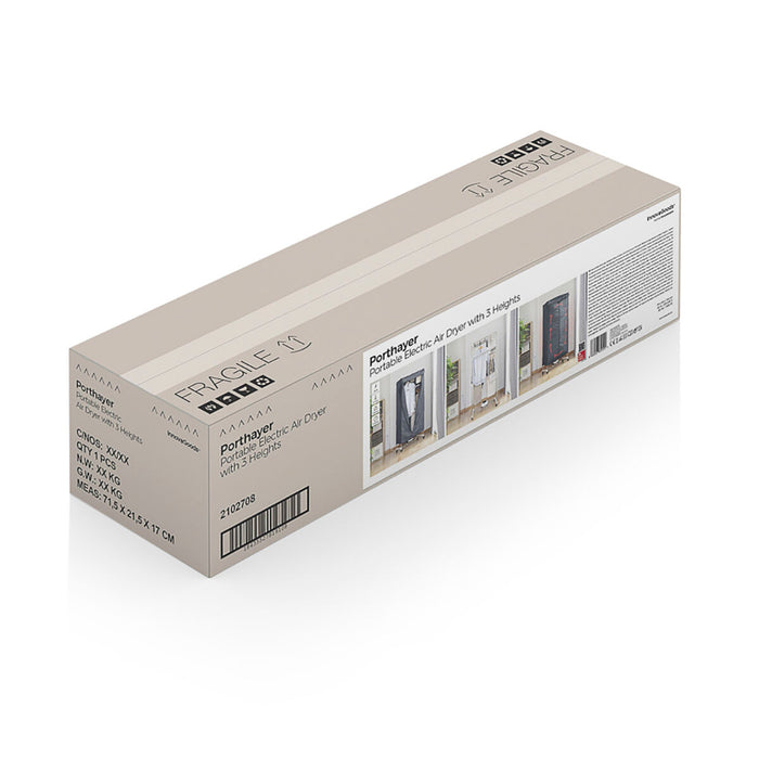 Uscător electric portabil cu 3 niveluri Porthayer InnovaGoods 1000W