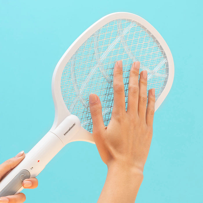 Paletă pentru uciderea insectelor, reîncărcabilă 2 în 1 cu lumină UV KL Rak InnovaGoods