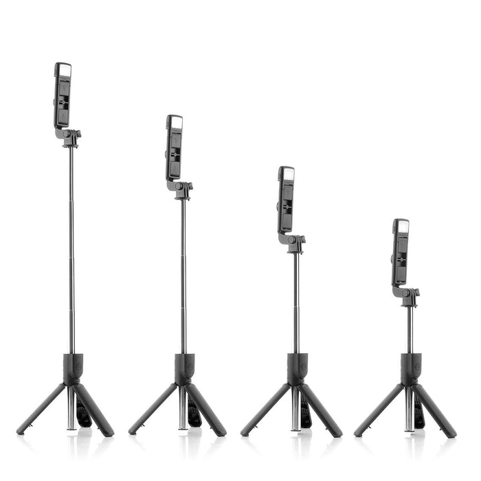 Trepied extensibil pentru telefon mobil cu LED și telecomandă Tridiex InnovaGoods