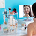 Organizator machiaj rotativ, InnovaGoods, Rolkup, acrilic, transparent