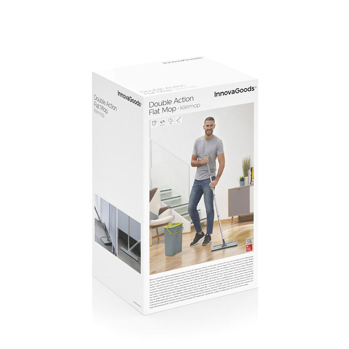 Mop spălător cu găleată cu acțiune dublă Klirimop InnovaGoods