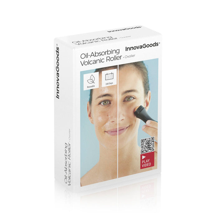 Rolă facială vulcanică matifiantă Ovoller InnovaGoods