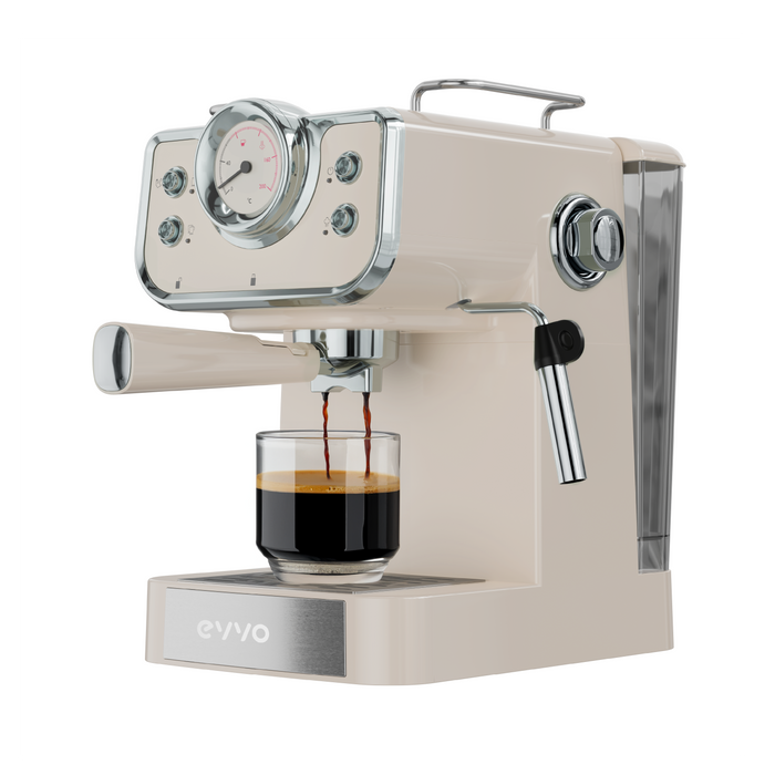 Cafetieră espresso Cecotec EVVO Intensa Retro Beige, 6 kg, bej