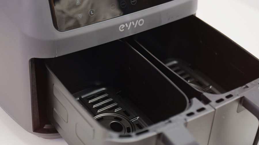 Friteuză cu aer cald Cecotec EVVO Tasty Fryer 8L, 8 l, 2800 W, 10 programe, neagră