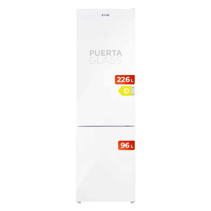 Frigider combină Cecotec EVVO F55W Glass