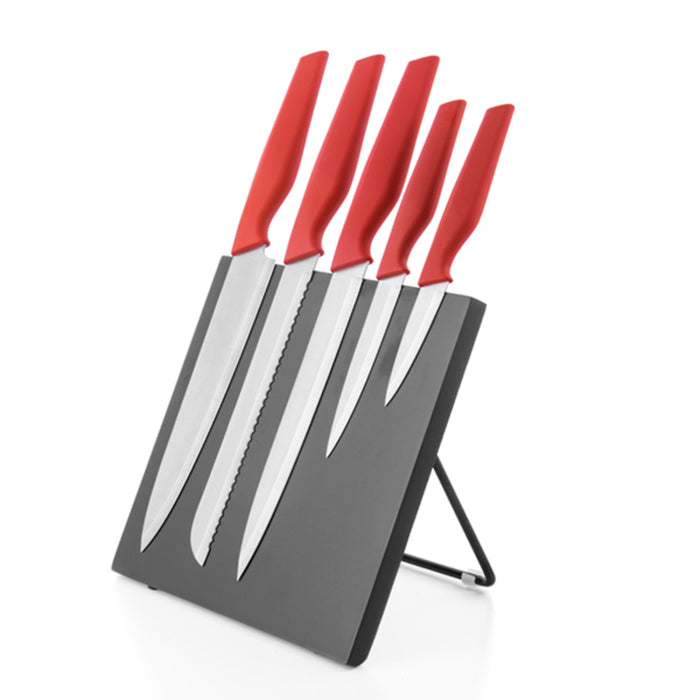 Cuțite cu Suport Magnetic Bravissima Kitchen (6 piese)