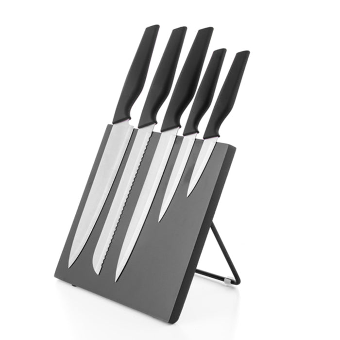 Cuțite cu Suport Magnetic Bravissima Kitchen (6 piese)