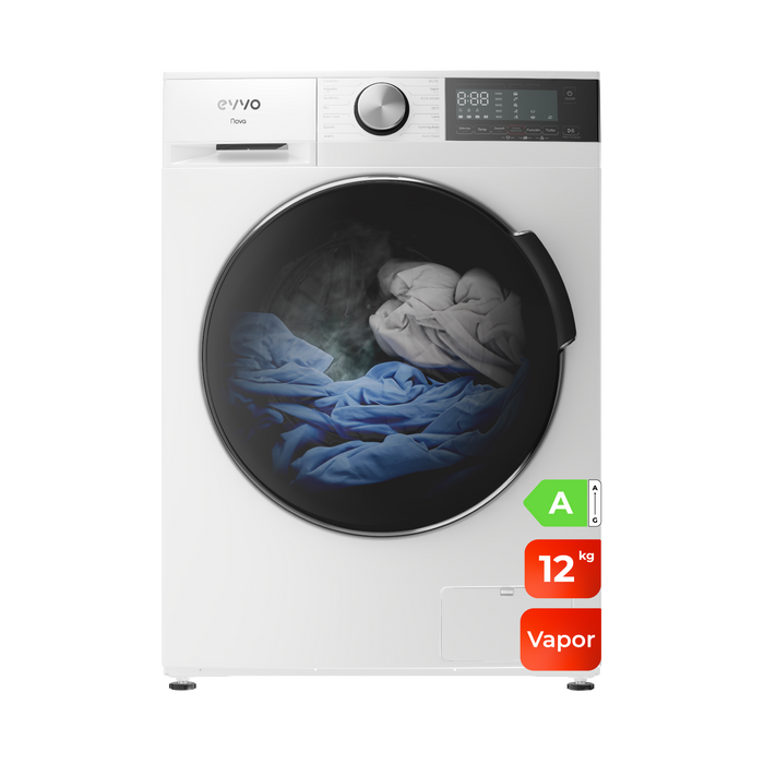 Mașină de spălat rufe Cecotec EVVO Nova 12, 12 kg, 1350 rpm, 14 programe