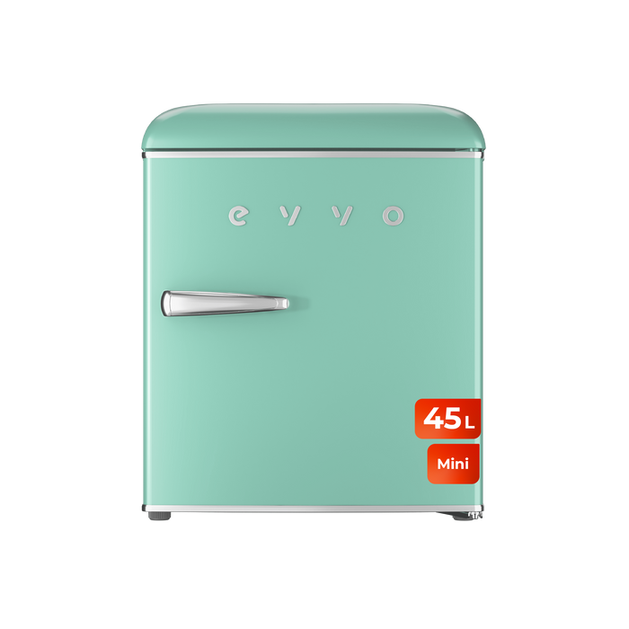 Frigider mini Cecotec Evvo F20 Retro Verde Pastel, 45 l, 38 dB
