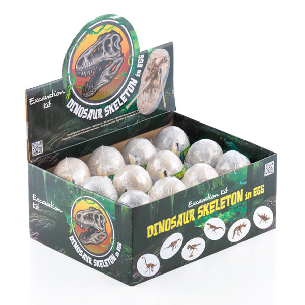 Joc de Excavare Ou cu Schelet Dino Junior Knows