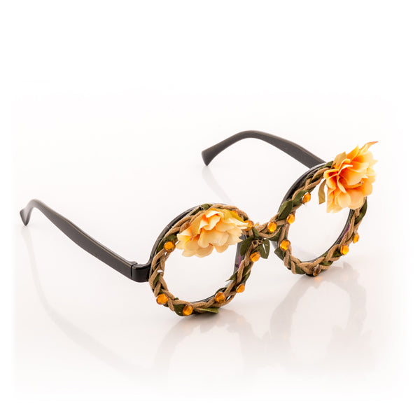 Ochelari pentru Petreceri cu Flori și Pietre Strălucitoare Fashion
