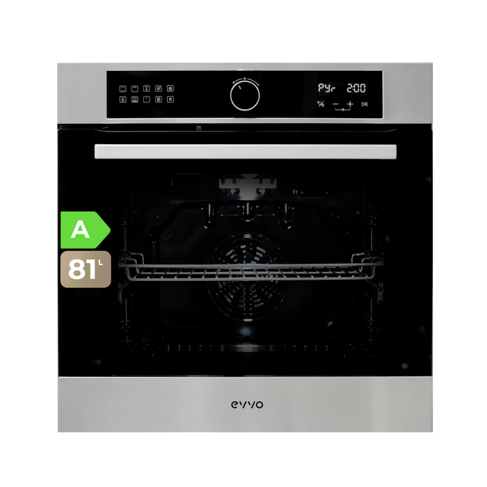 Cuptor încorporabil Cecotec EVVO H30 Pyro Inox, 81 l, inox