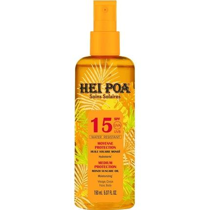 Hei Poa Monoi Suncare Oil SPF15, Spray pentru protecție solară