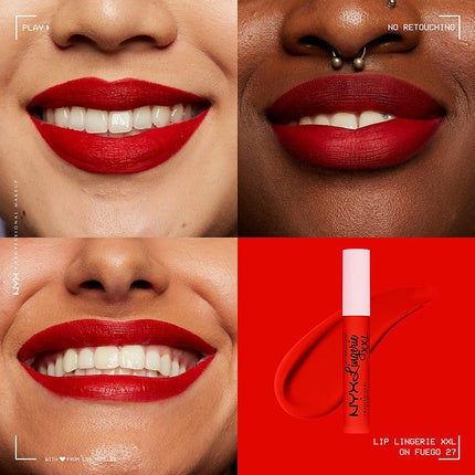 NYX Professional Makeup Lip Lingerie XXL On Fuego 27 Roșu Mat