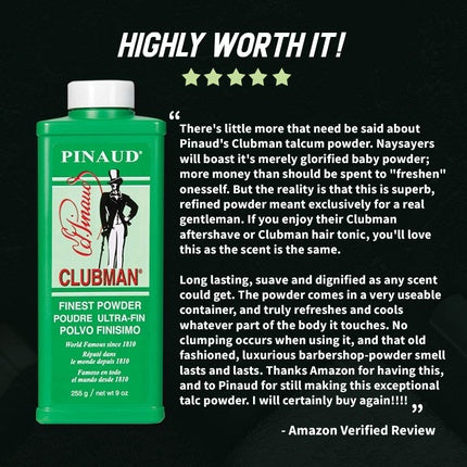 Pudră Corporală Pinaud Clubman Alb 266ml