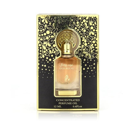 Parfum Ayat Perfumes Oud Royal 12ml, fără alcool, unisex, oriental
