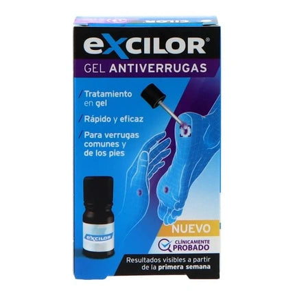 Excilor Gel Antiverrugas 4 ml - Tratament pentru verruci comune și de la picioare