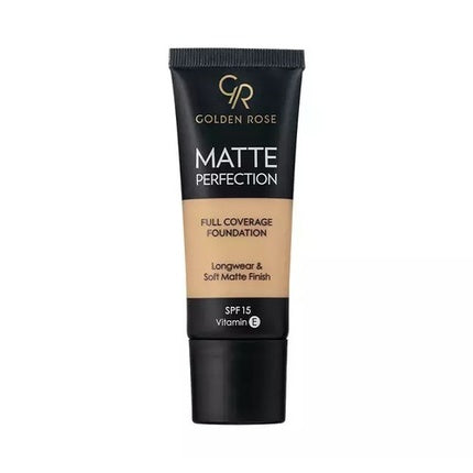 Fond de ten Golden Rose Matte Perfection N6, SPF15, Vitamina E, 35ml