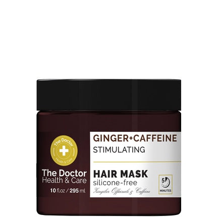 Serum pentru păr The Doctor Ginger și Cofeină - Mască Șampon 120g, ambalaj sticlă maro