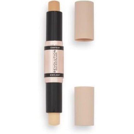 Baton Contur și Iluminator, Revolution Beauty, Make-up Duo, Culoare Nude