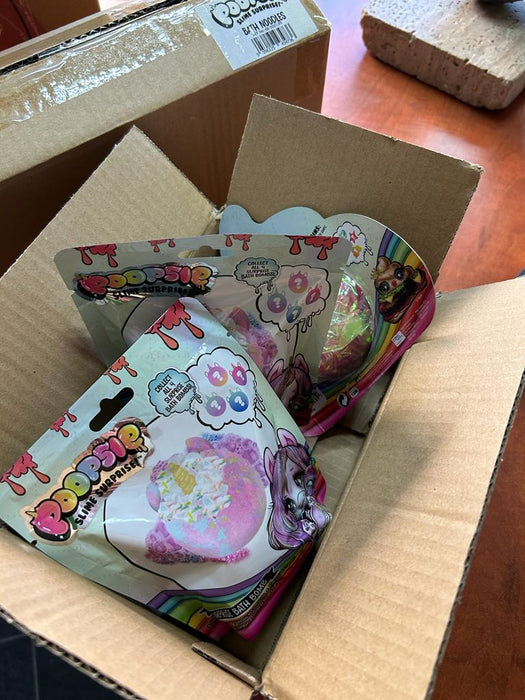 Set de baie MGA Poopsie Slime Surprise, 2 bombe de baie și 2 săpunuri