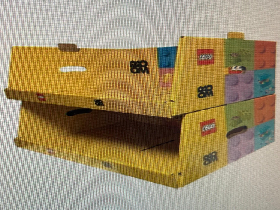 Display de expunere LEGO Storage, pentru tejghea, raft sau stivuire