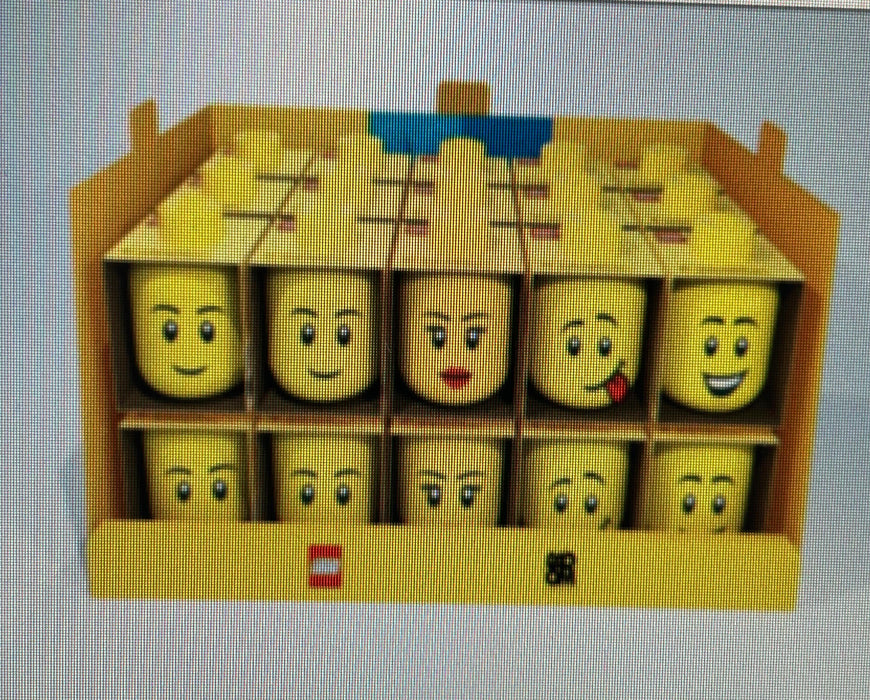 Display de expunere LEGO Storage, pentru tejghea, raft sau stivuire
