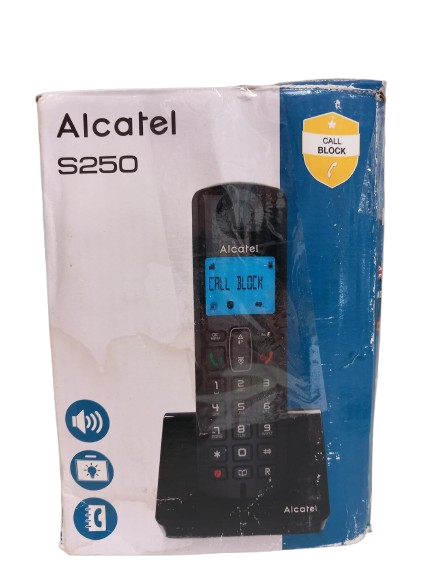 Resigilat: Telefon fără Fir Alcatel S250 DECT Negru