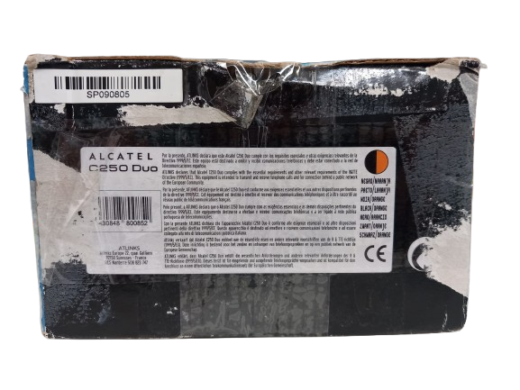 Resigilat: Telefon DECT Alcatel C250 Duo, Negru
