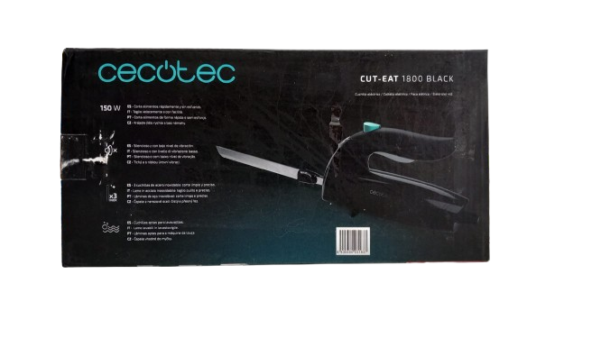 Resigilat: Cuțit Cecotec Cut-Eat 1800 Black 150 W