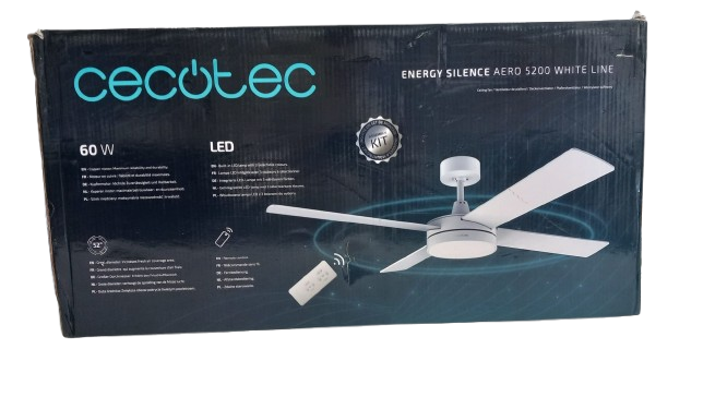 Resigilat: Ventilator de Tavan Cecotec EnergySilence Aero 5200 White Line Alb