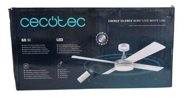 Resigilat: Ventilator de Tavan Cecotec EnergySilence Aero 5200 White Line Alb