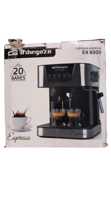 Resigilat: Cafetieră Express cu Braț Orbegozo EX 6000 Negru 1,5 L