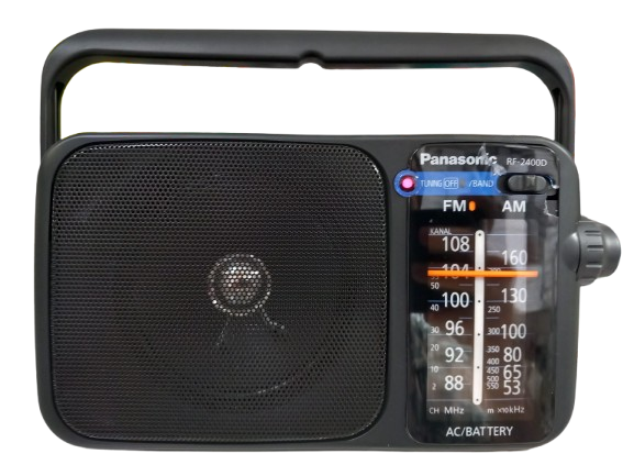Resigilat: Radio Tranzistor Panasonic RF-2400EG9-K