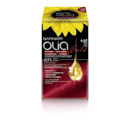 Vopsea de păr Garnier Olia 6.60 Roșu Intens, 270g