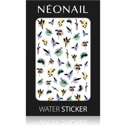 Water Sticker Neonail Nn19, design flori și frunze, 1 buc