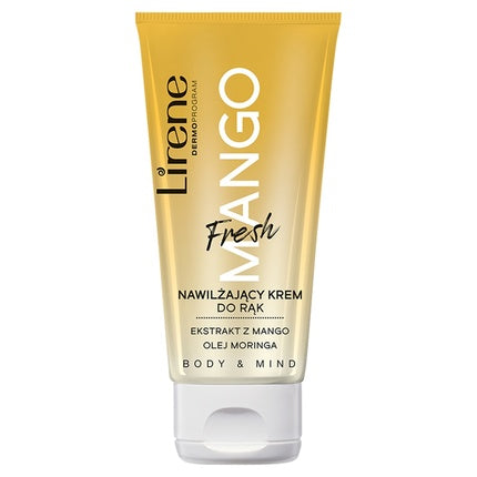 Cremă de mâini hidratantă Lirene, Body & Mind Fresh Mango, 50ml