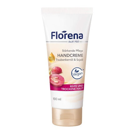 Cremă de mâini Florena cu ulei de semințe de struguri, 100ml