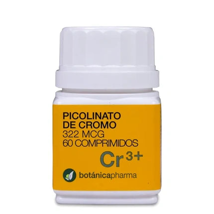 Picolinat de Cromo 322 mcg, 60 comprimate, Botánica Nutrients