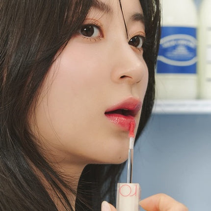 Gloss de buze Rom&Nd Dewyful Water Tint, 5.3ml, roz crem