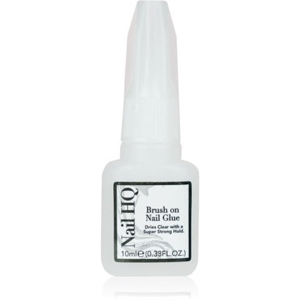 Lipici pentru unghii, Nail HQ, Brush On, Transparent, 10ml