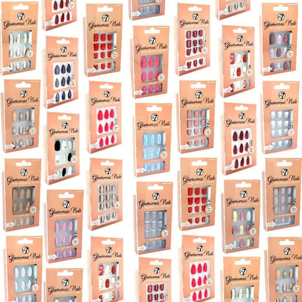 Unghii False W7 Cosmetics, Glamorous Nails, Diverse Culori
