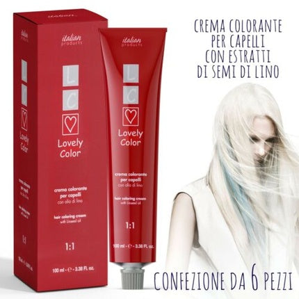 Cremă de vopsit păr, Dikson, Lovely Color, set 6 buc x 100ml