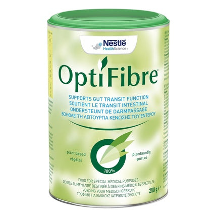 Fibre dietetice solubile Optifibre, pudră, 250g, cutie metalică