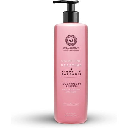 Șampon KeraQueen cu Keratină și Figue de Barbarie, 530ml - Toate tipurile de păr